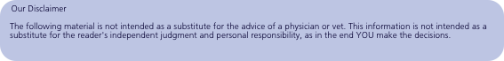  Our Disclaimer  The following material is not intended as a su